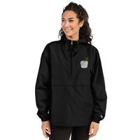 Noodle Gang NYC Embroidered Champion Packable Jacket