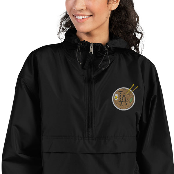 Noodle Gang LA Embroidered Champion Packable Jacket