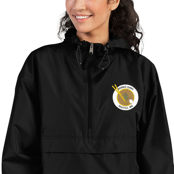 Noodle Gang Seattle Classic Embroidered Champion Packable Jacket