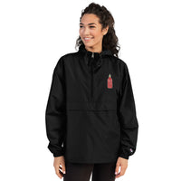 Noodle Gang Seattle Sriracha Embroidered Champion Packable Jacket