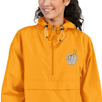 Noodle Gang NYC Embroidered Champion Packable Jacket