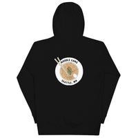 Noodle Gang Seattle Classic Pullover Hoodie (front and back)