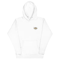 Noodle Gang Long Beach Pullover Hoodie (front and back)