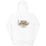 Noodle Gang Long Beach Pullover Hoodie (front and back)