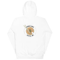 Noodle Gang Seattle Classic Pullover Hoodie (front and back)