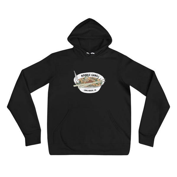 Noodle Gang Long Beach Pullover Hoodie (front logo)